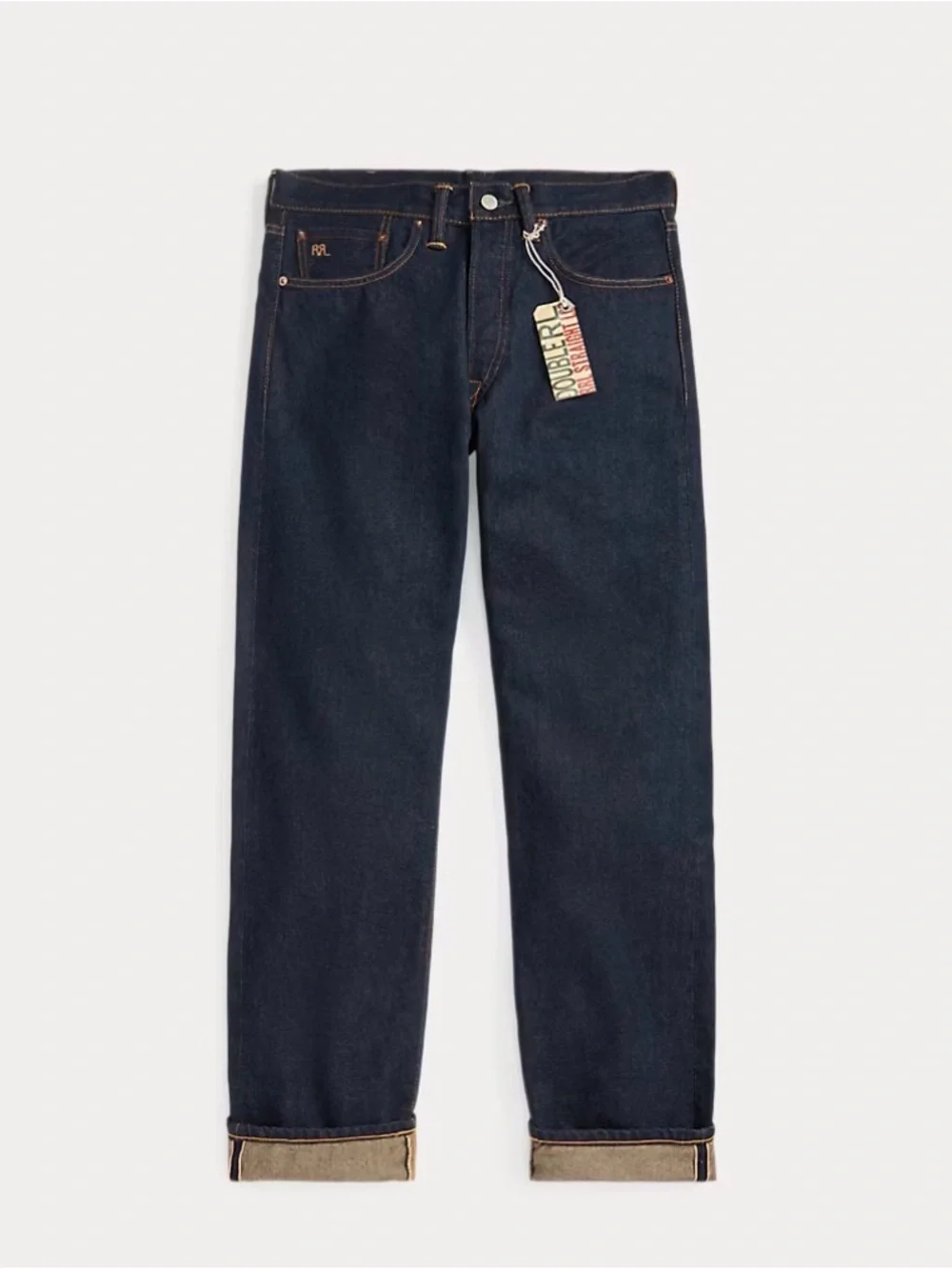 NWT New RRL Ralph Lauren Straight Leg SELVEDGE JEAN - EAST WEST size 32 x 32 - Picture 10 of 10